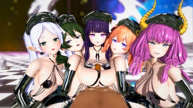 [7pupu] 芙莉莲x费伦x尤蓓尔x阿乌拉x莉妮耶 - STEP【葬送的芙莉莲】4k SEX