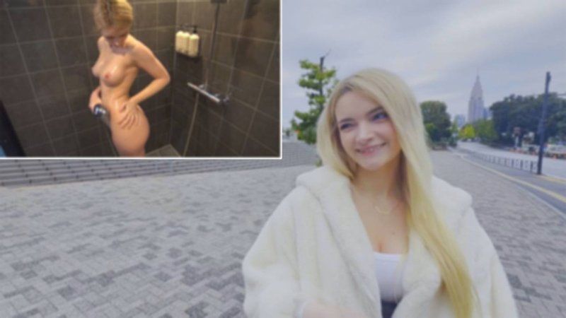 ぷるん天然美巨乳の金髪白人を孕ませマン2号に绍介、中出しハメ撮り。女の子も「キモチイイ♡」と喜んでました。